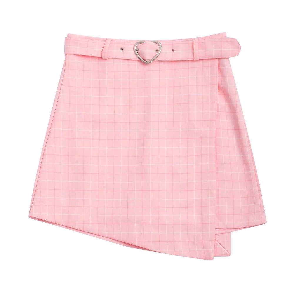 Ünknown Dream Kawaii Stop Plaid Skirt
